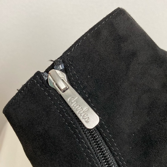 Charles by Charles David Kannon Micro Suede Kitten Heel Booties - Picture 11 of 17